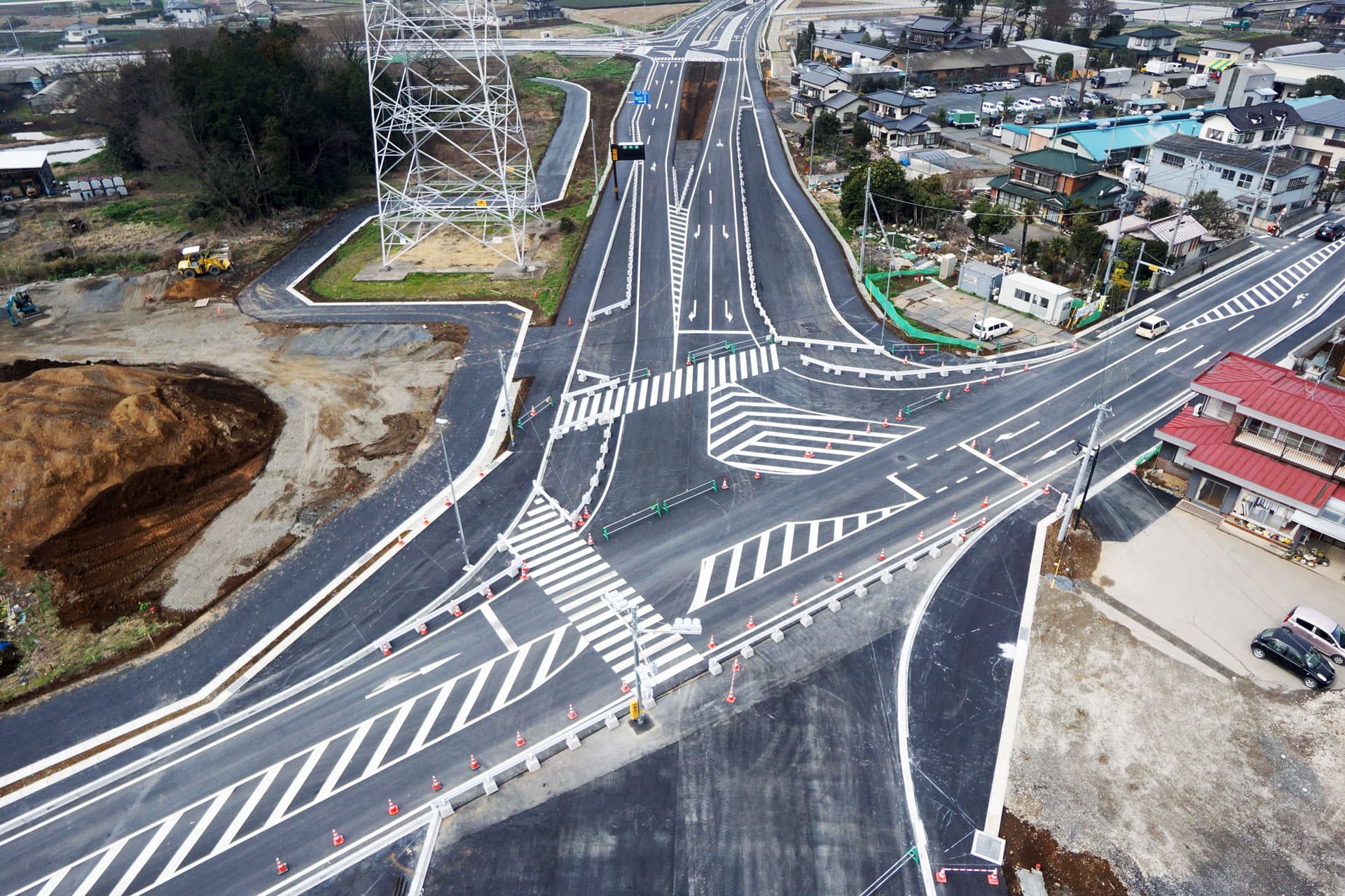 道路舗装工事の施工実績