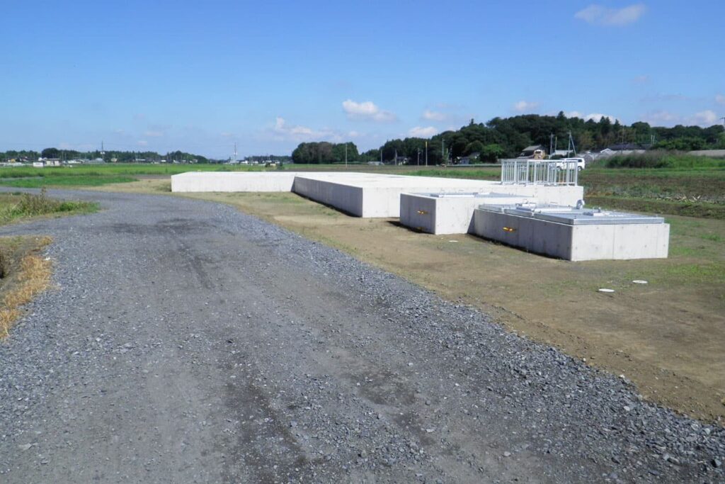 用水機場 ファームポンド工事（坂東市）