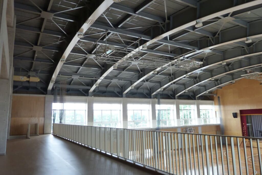 古河市立古河第六小学校 屋内運動場 内部