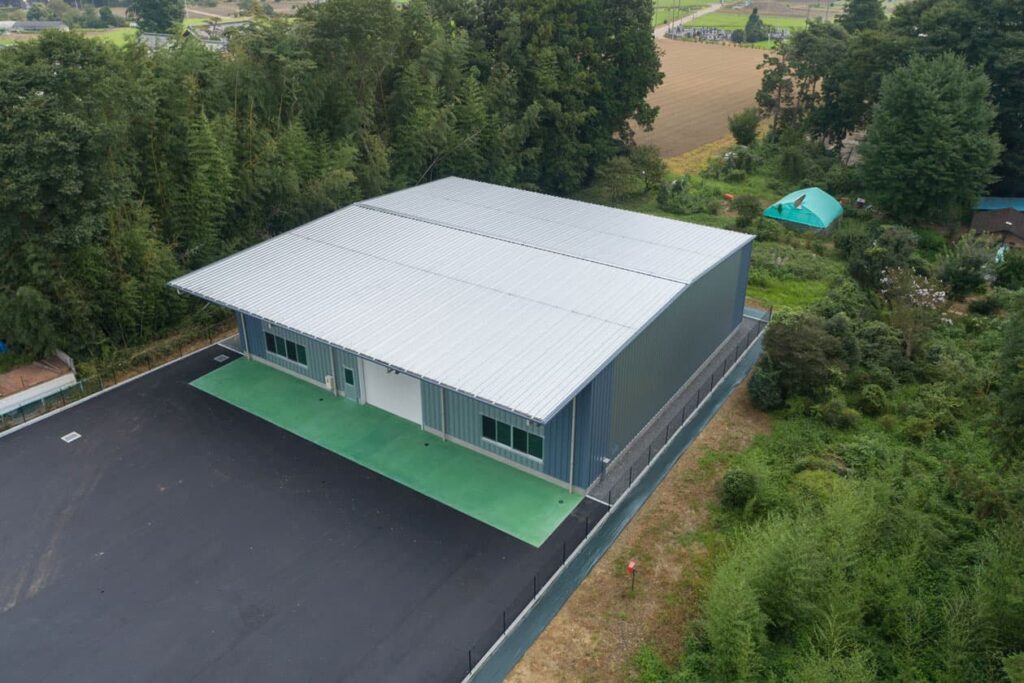 小森谷商事株式会社 倉庫 外観（上部）
