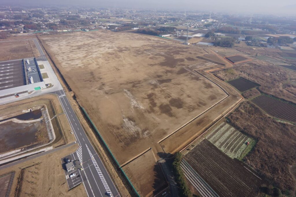 古河名崎工業団地整地工事