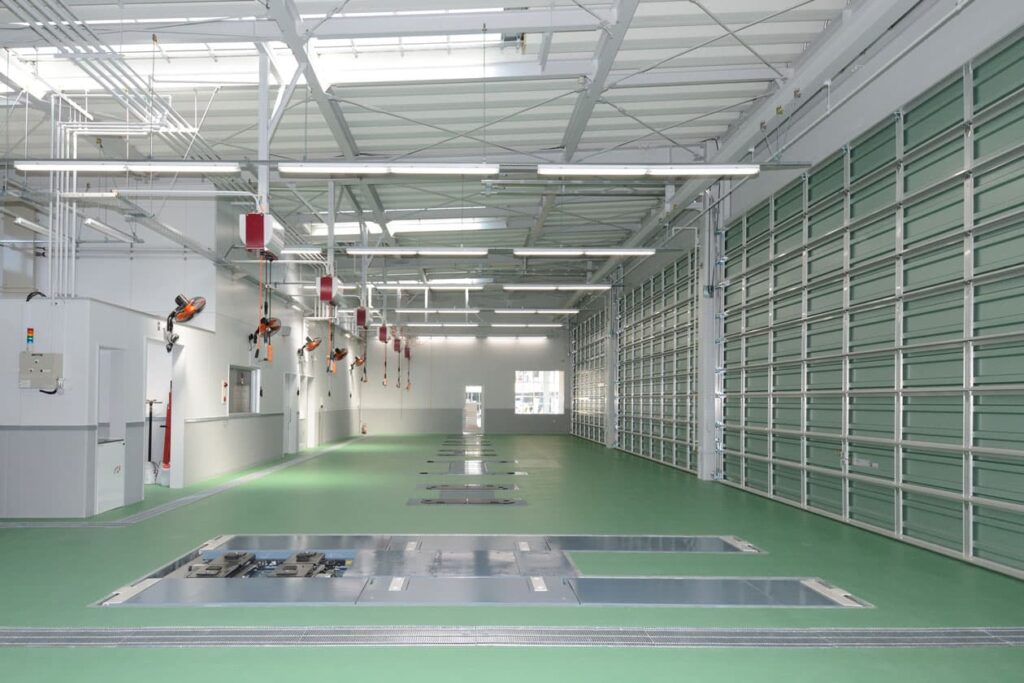 茨城トヨタ自動車株式会社 古河東店 整備場