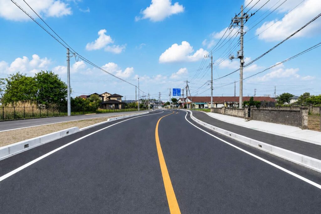 東山田道路改良舗装工事